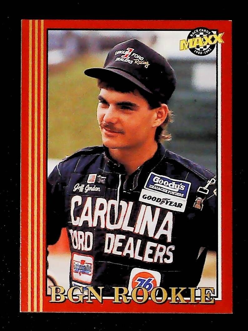 NASCAR 1992 MAXX RED JEFF GORDON #50 BGN RC ROOKIE OF THE YEAR Mint